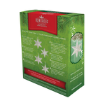 Scentsicles Scented Decorative Ornament, White Winter Fir, Metal White Star, Refillable with Star-Shaped Scents, Refills Sold Separately