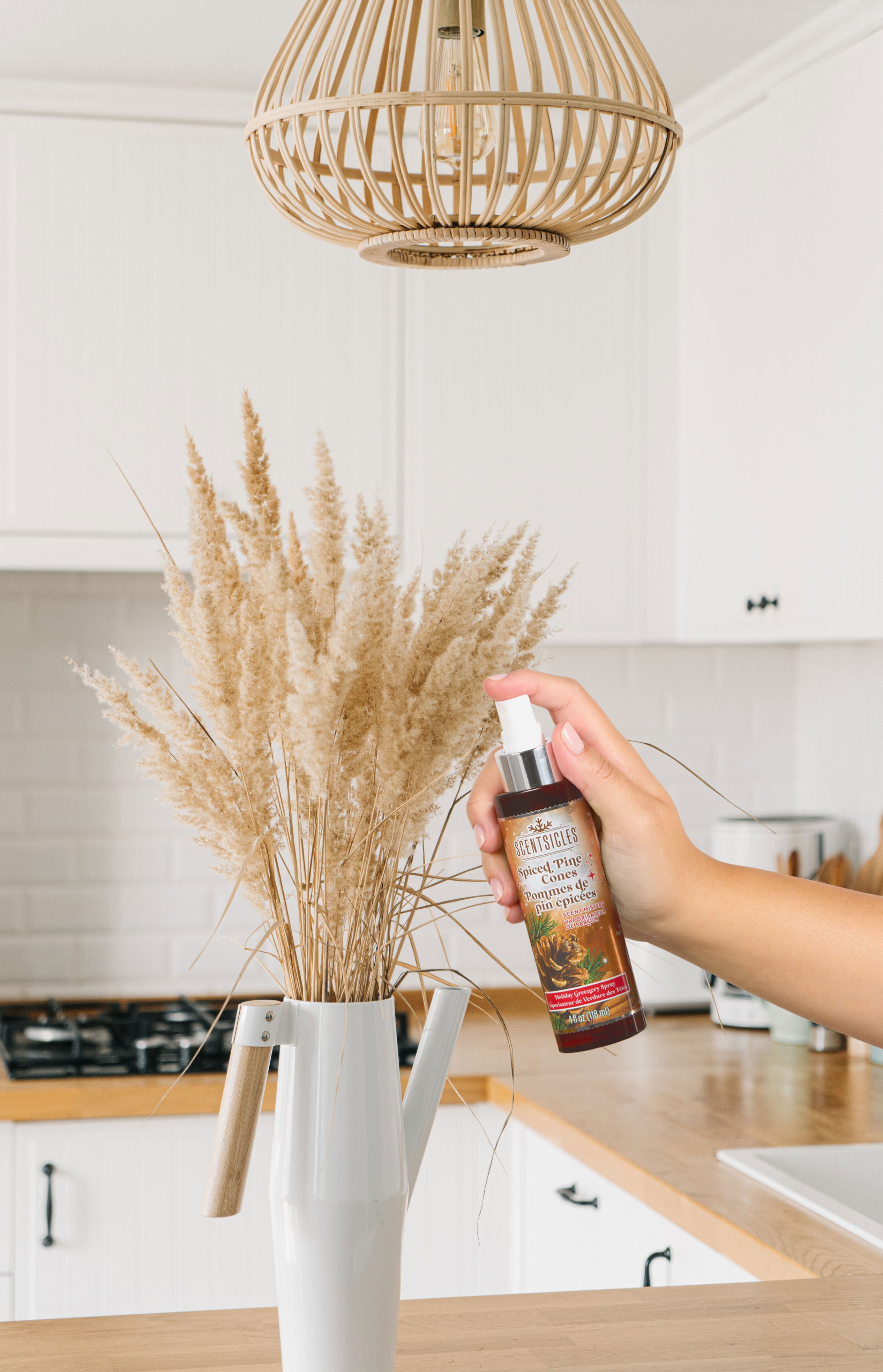 Scentsicles Scent Mister Scented Spray, Spiced Pine Cones, 4oz