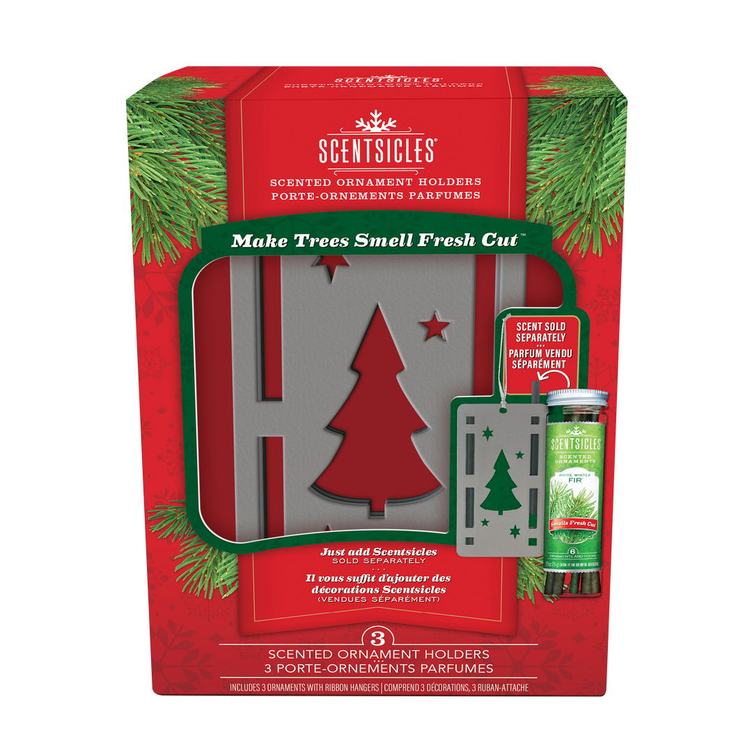 Decorative Scented Ornament Holder Set of 3 Sticks Sold