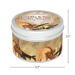 Scentsicles, 6oz Candle Tin, Vanilla + Spice So Nice!