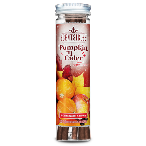 Scentsicles Scented Ornament Sticks, Pumpkin 'n Cider, 6ct Bottle