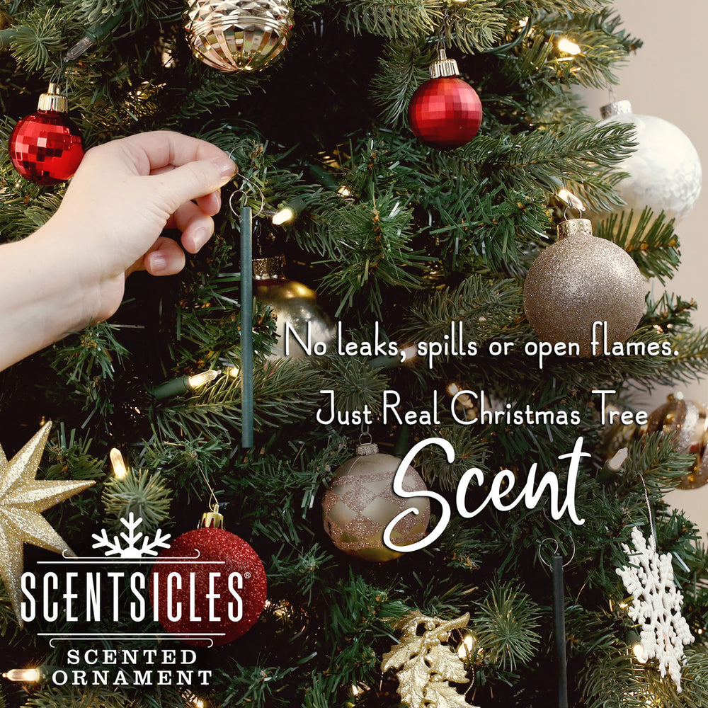 Scentsicles, Trio Ornament Set of 3, Bottle 6pc Stick, White Winter Fi –  National Tree Company