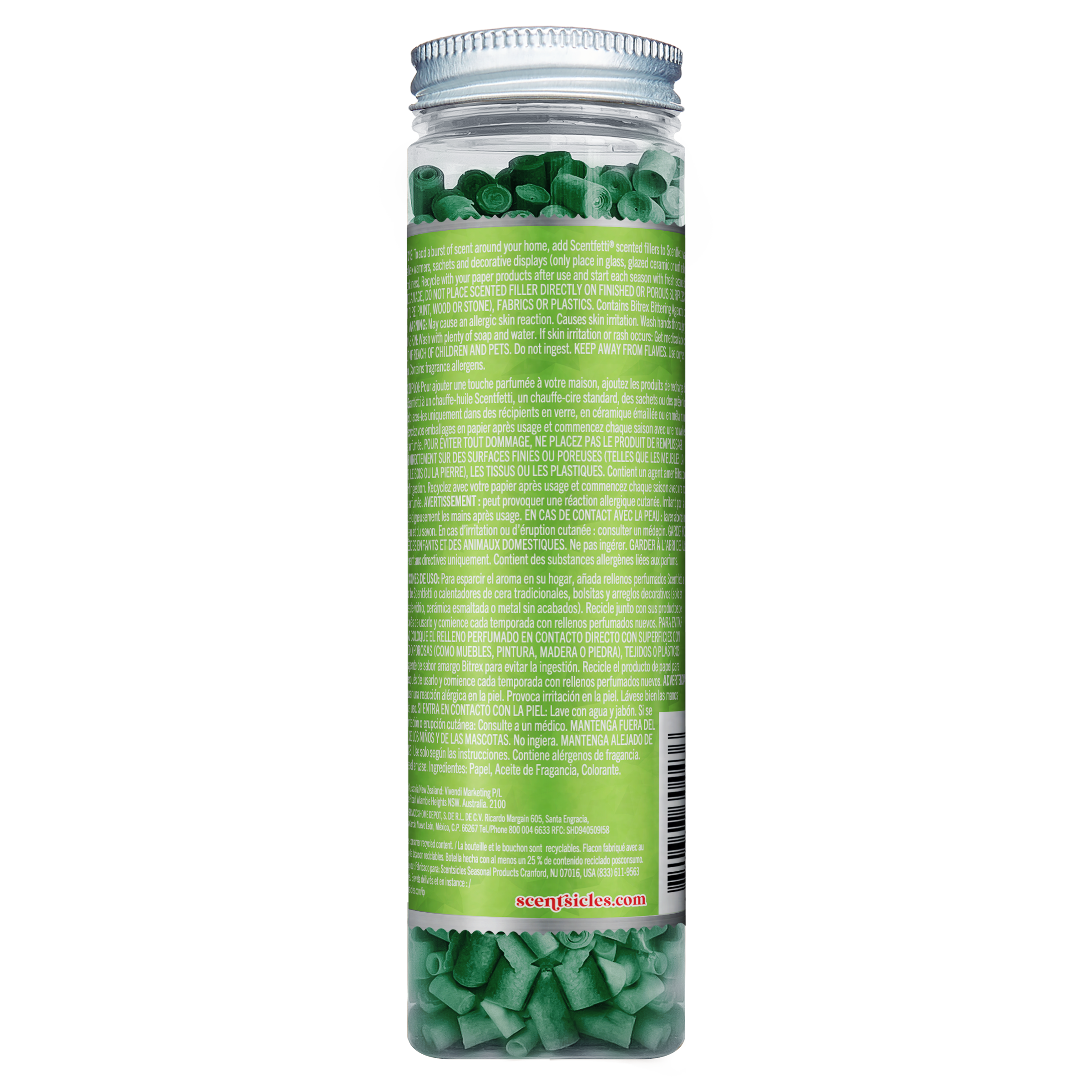 Scentsicles Scentfetti Scented Paper Filler, Berry Vine & Wildflowers, 125g Bottle