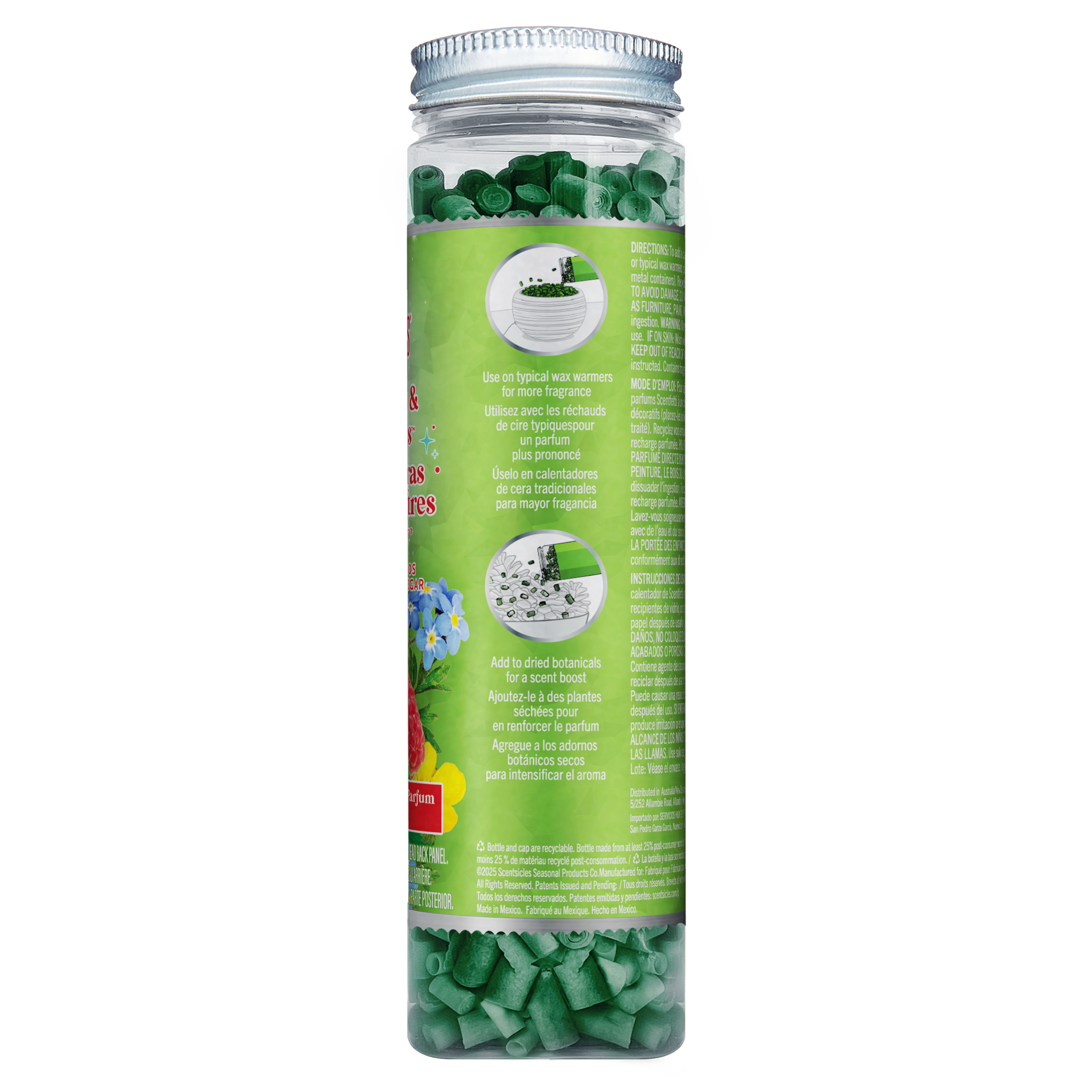 Scentsicles Scentfetti Scented Paper Filler, Berry Vine & Wildflowers, 125g Bottle