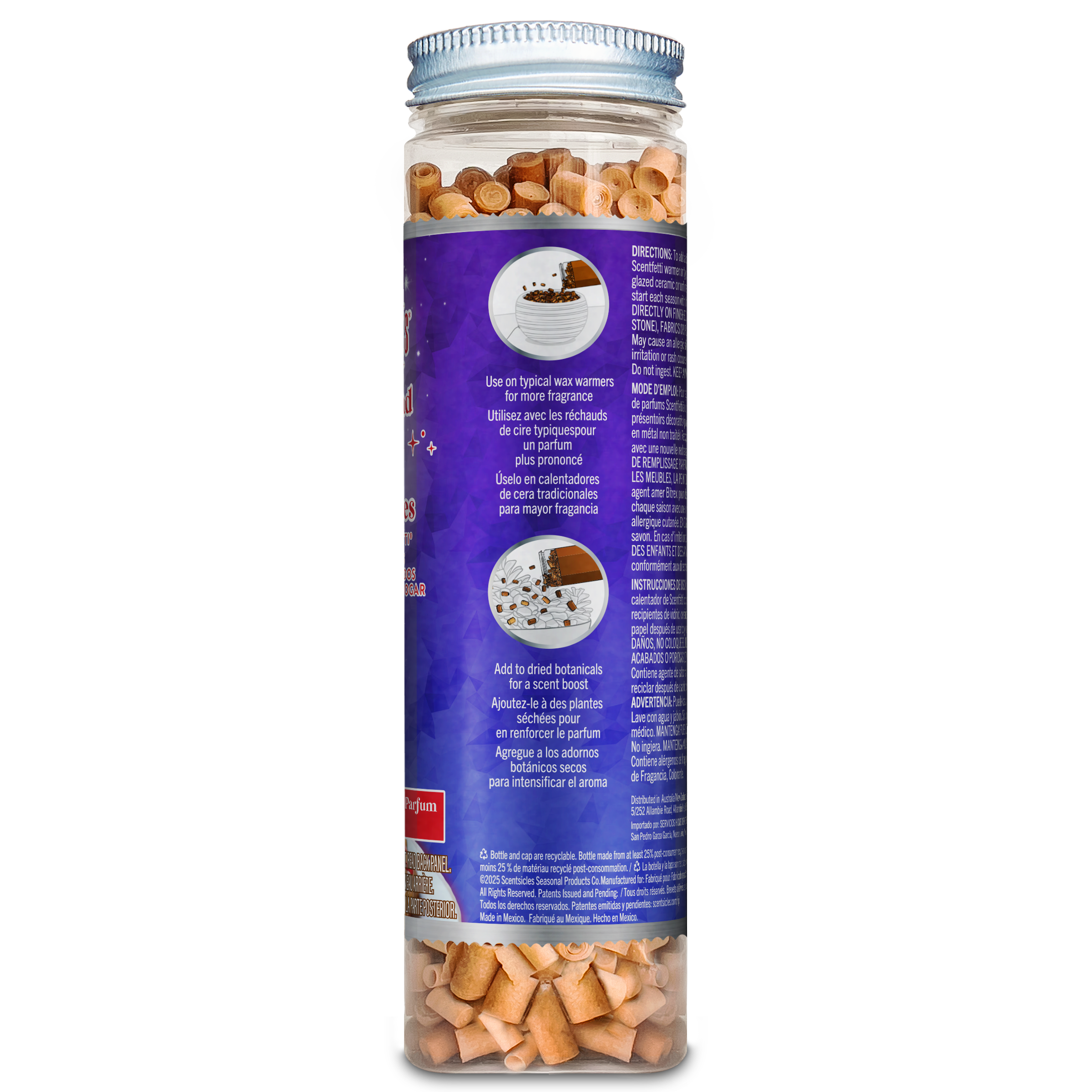 Scentsicles Scentfetti Scented Paper Filler, Gingerbread Dreams, 125g Bottle