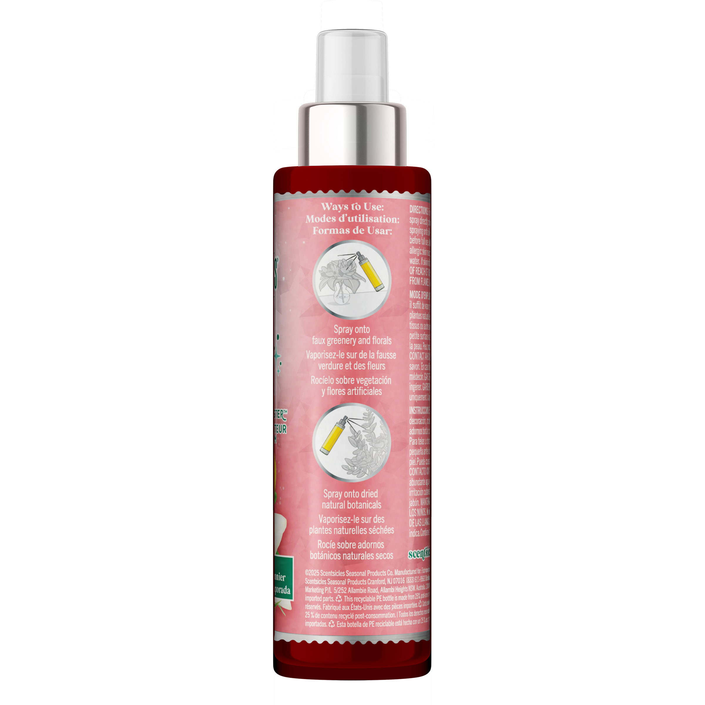 Scentsicles Scent Mister Scented Spray, Lemon n Lilies, 4oz