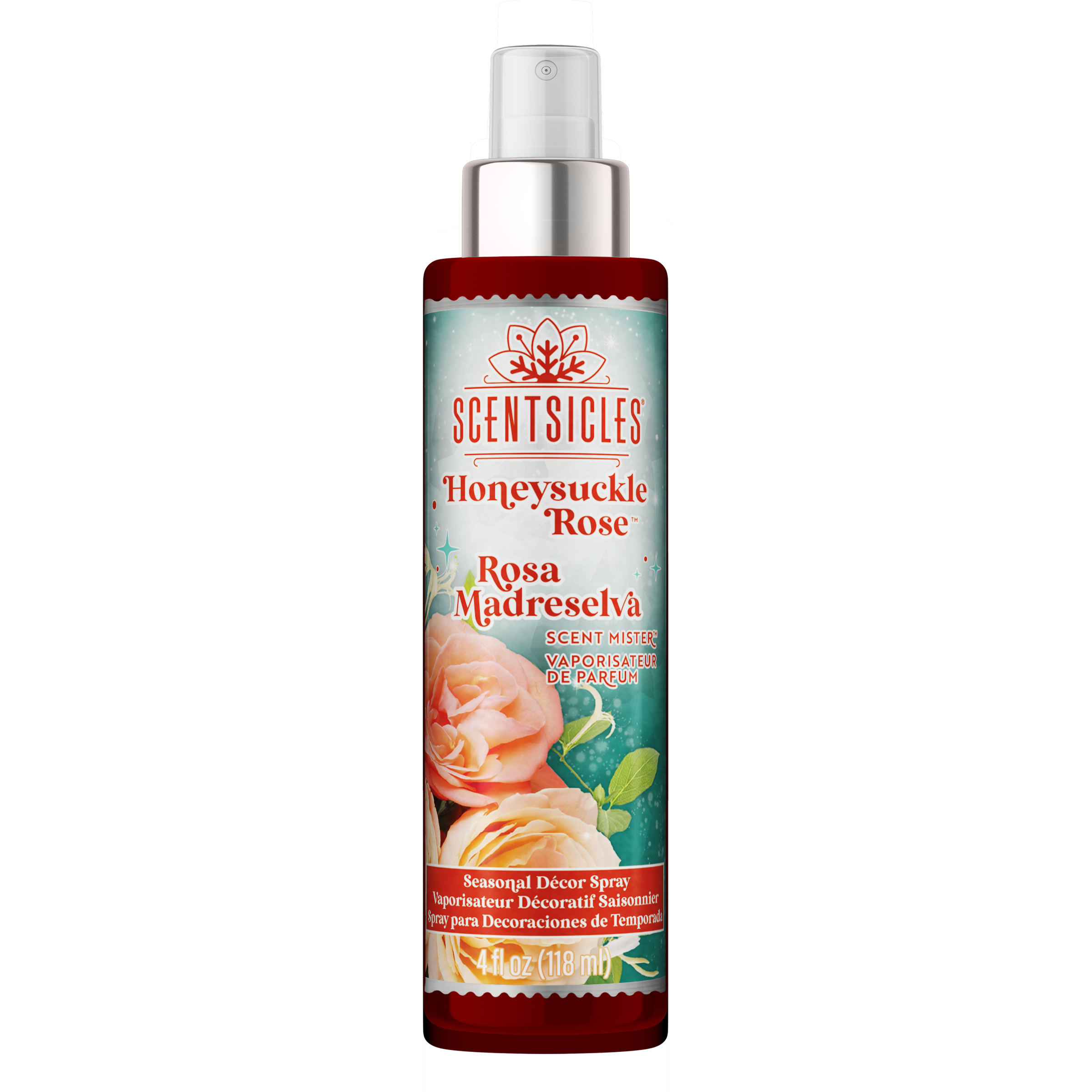 Scentsicles Scent Mister Scented Spray, Honeysuckle Rose, 4oz