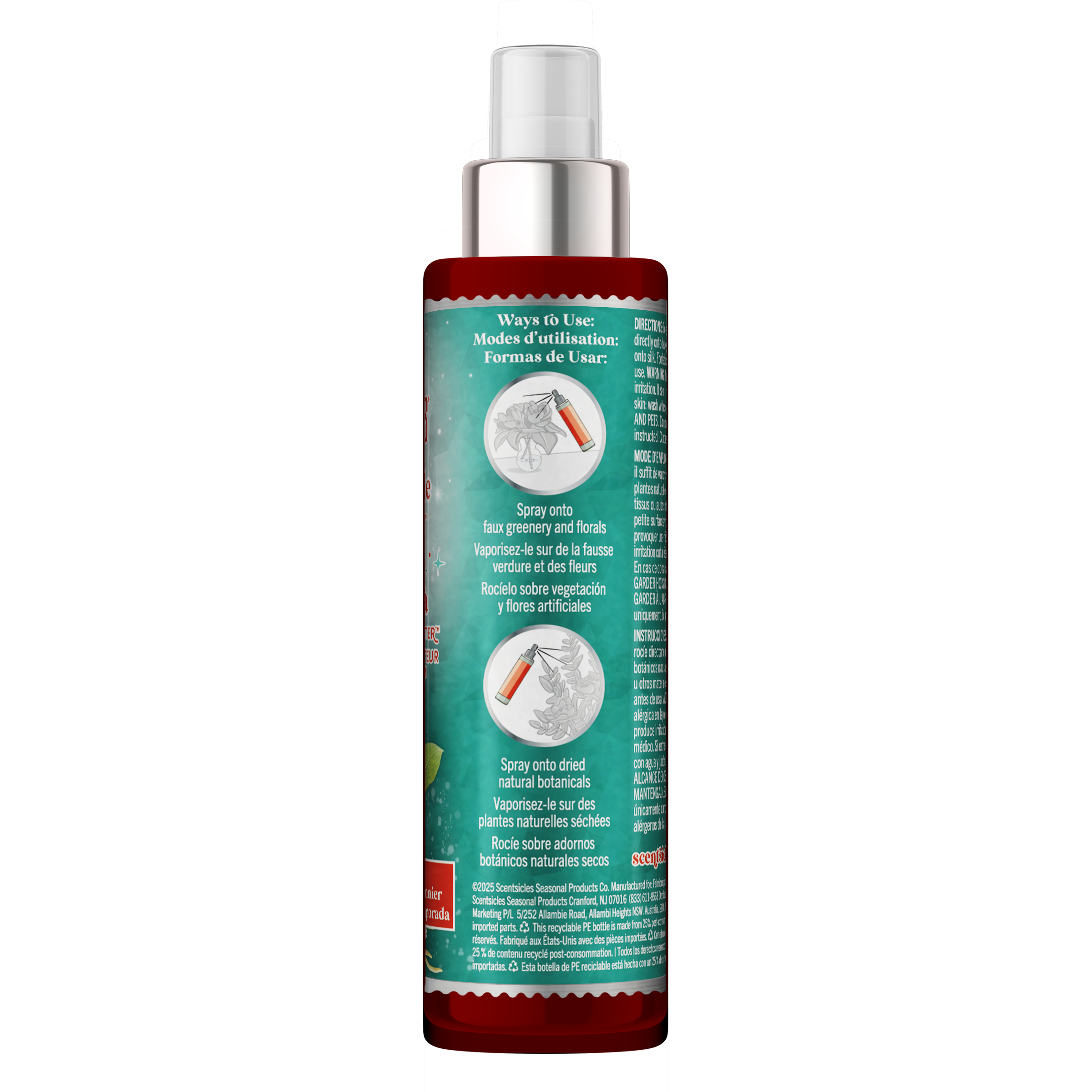 Scentsicles Scent Mister Scented Spray, Honeysuckle Rose, 4oz