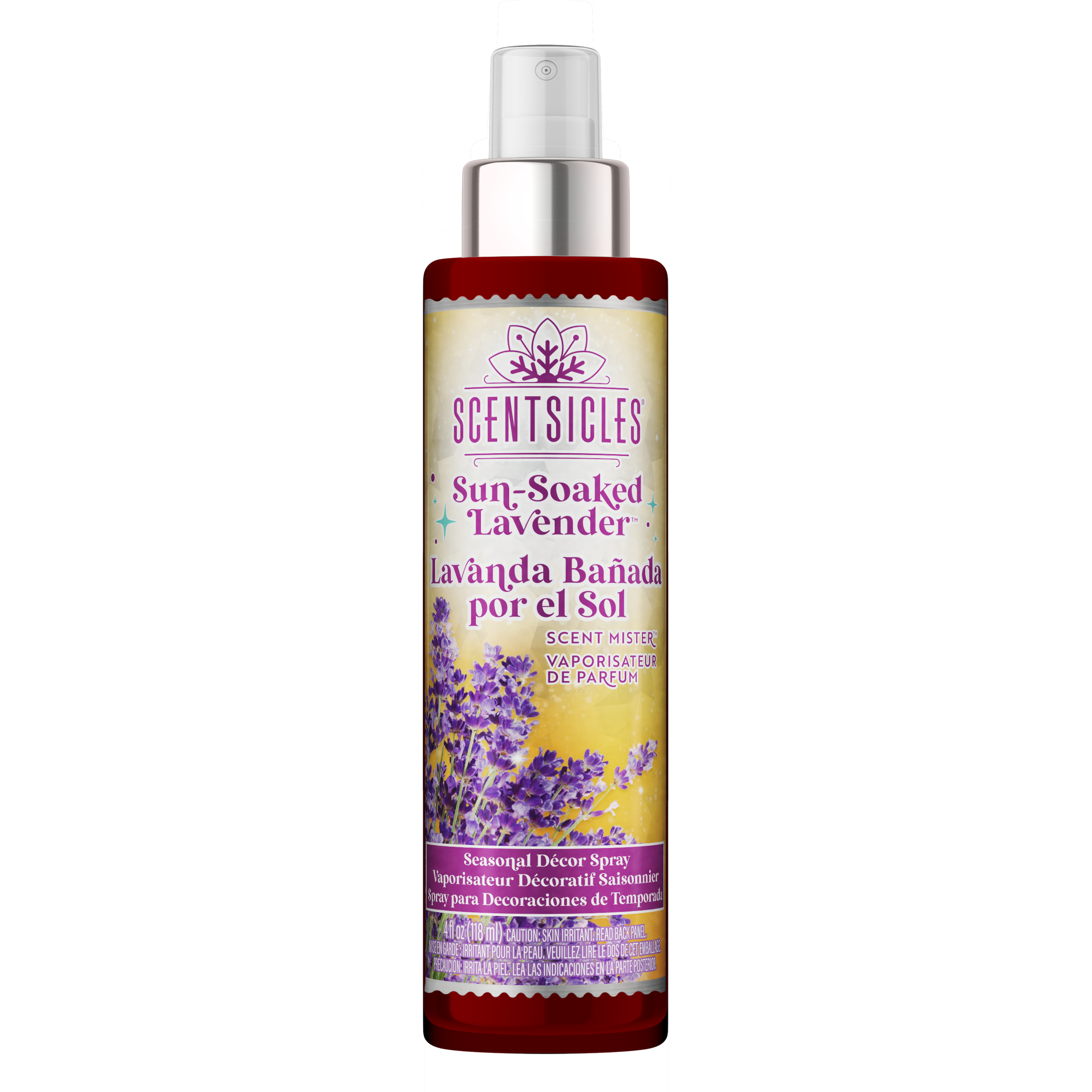 Scentsicles Scent Mister Scented Spray, Sun Soaked Lavender, 4oz