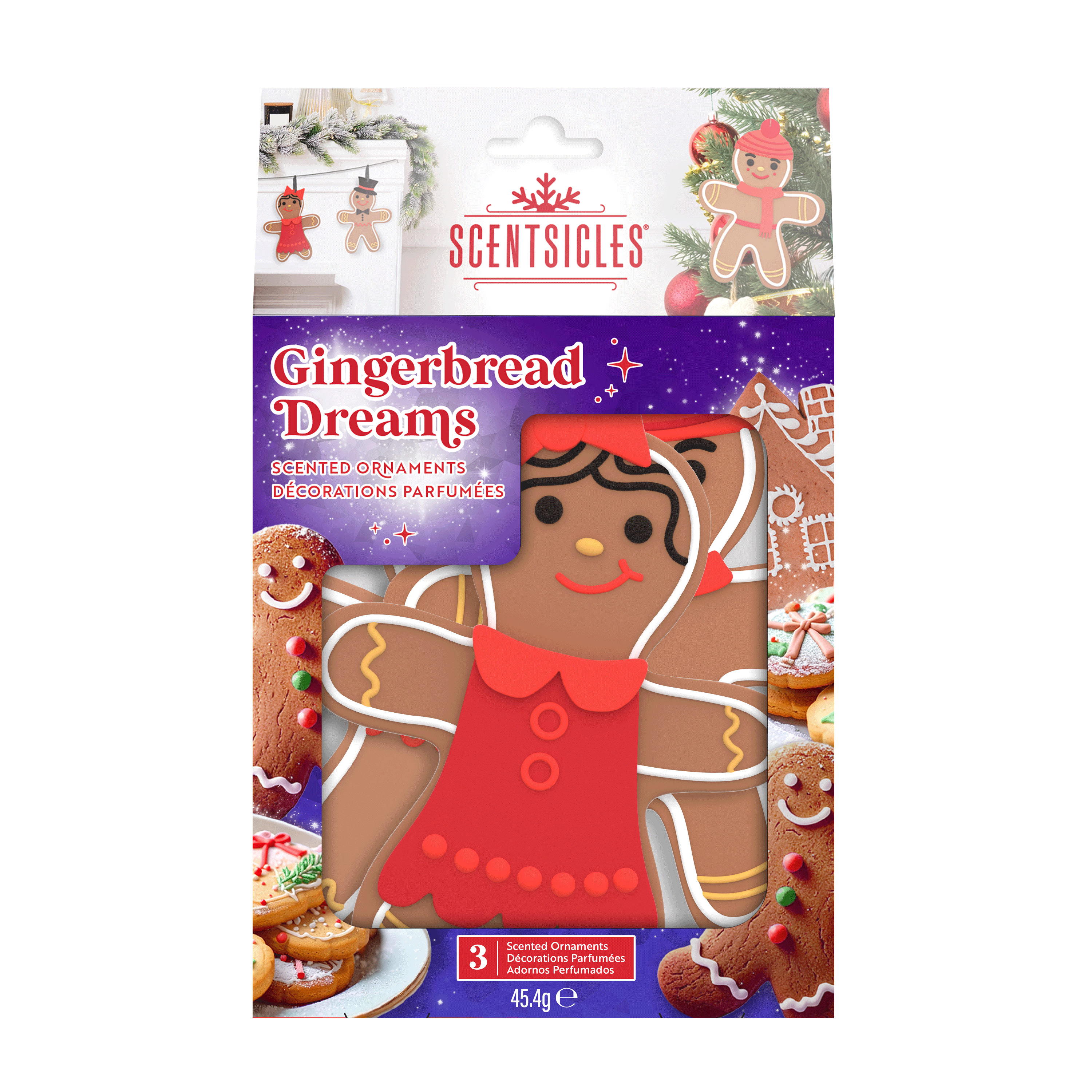 Scentsicles Gingerbread Dreams Hangers 3ct Pack