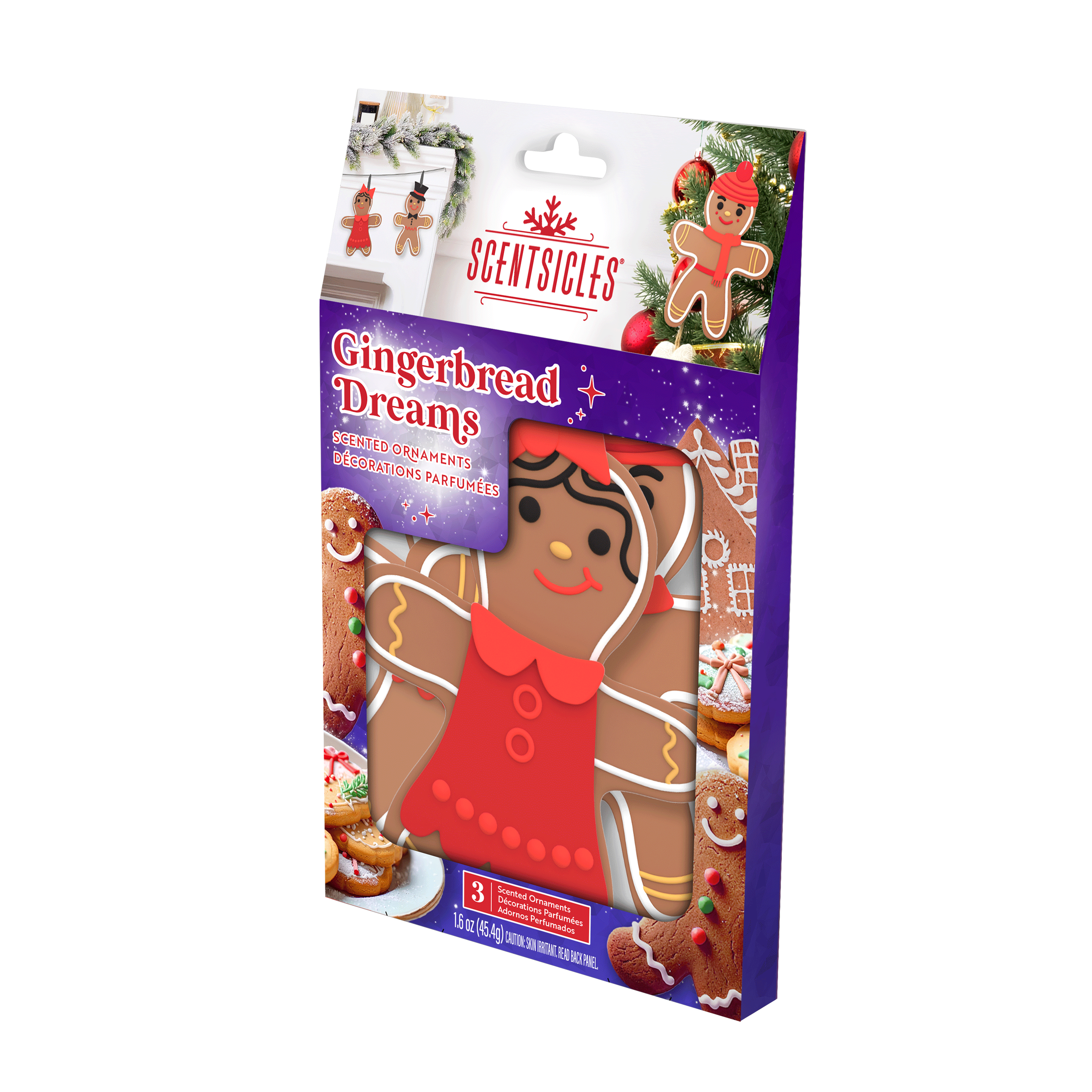 Scentsicles Gingerbread Dreams Hangers 3ct Pack