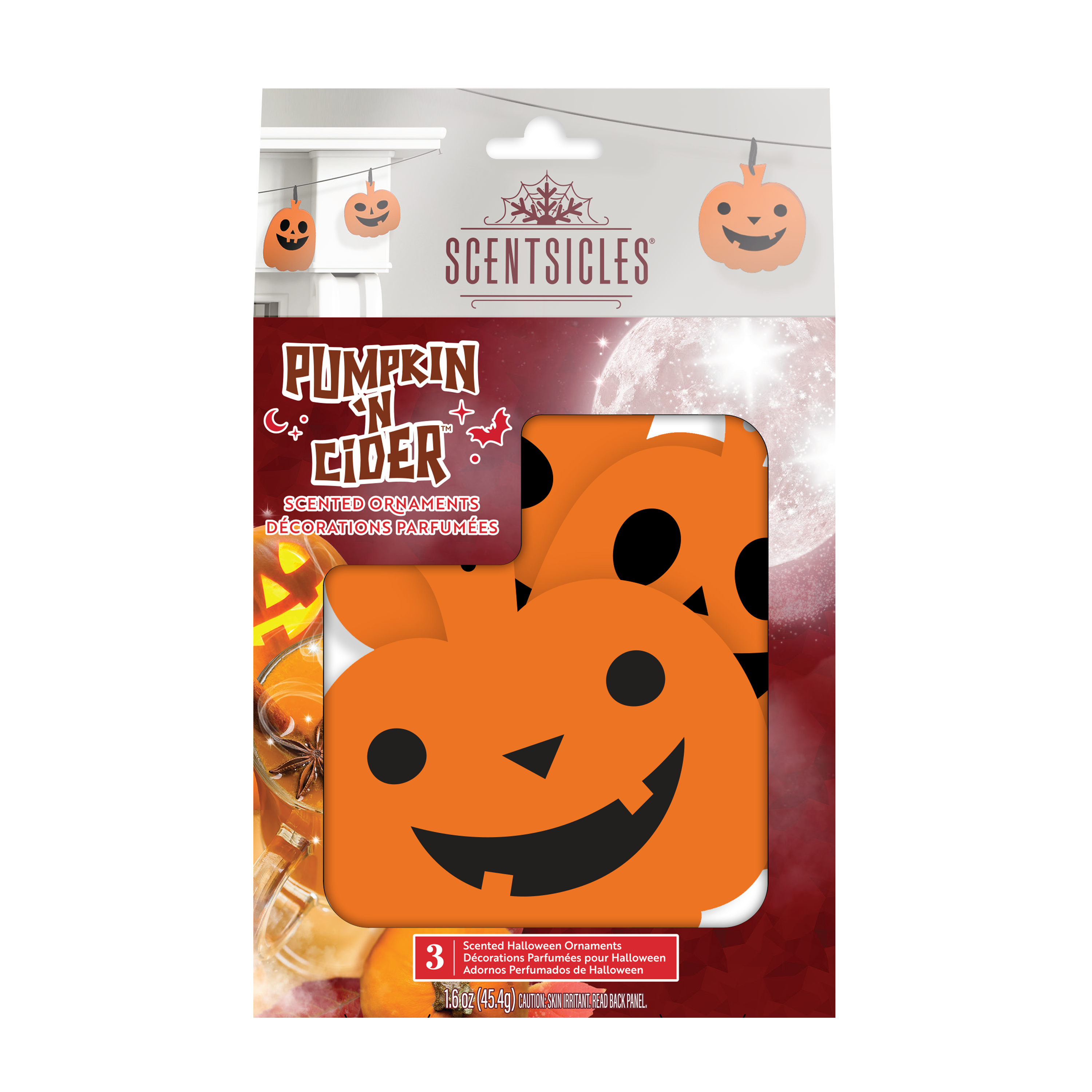 Scentsicles Pumpkin n Cider Hangers 3ct Pack