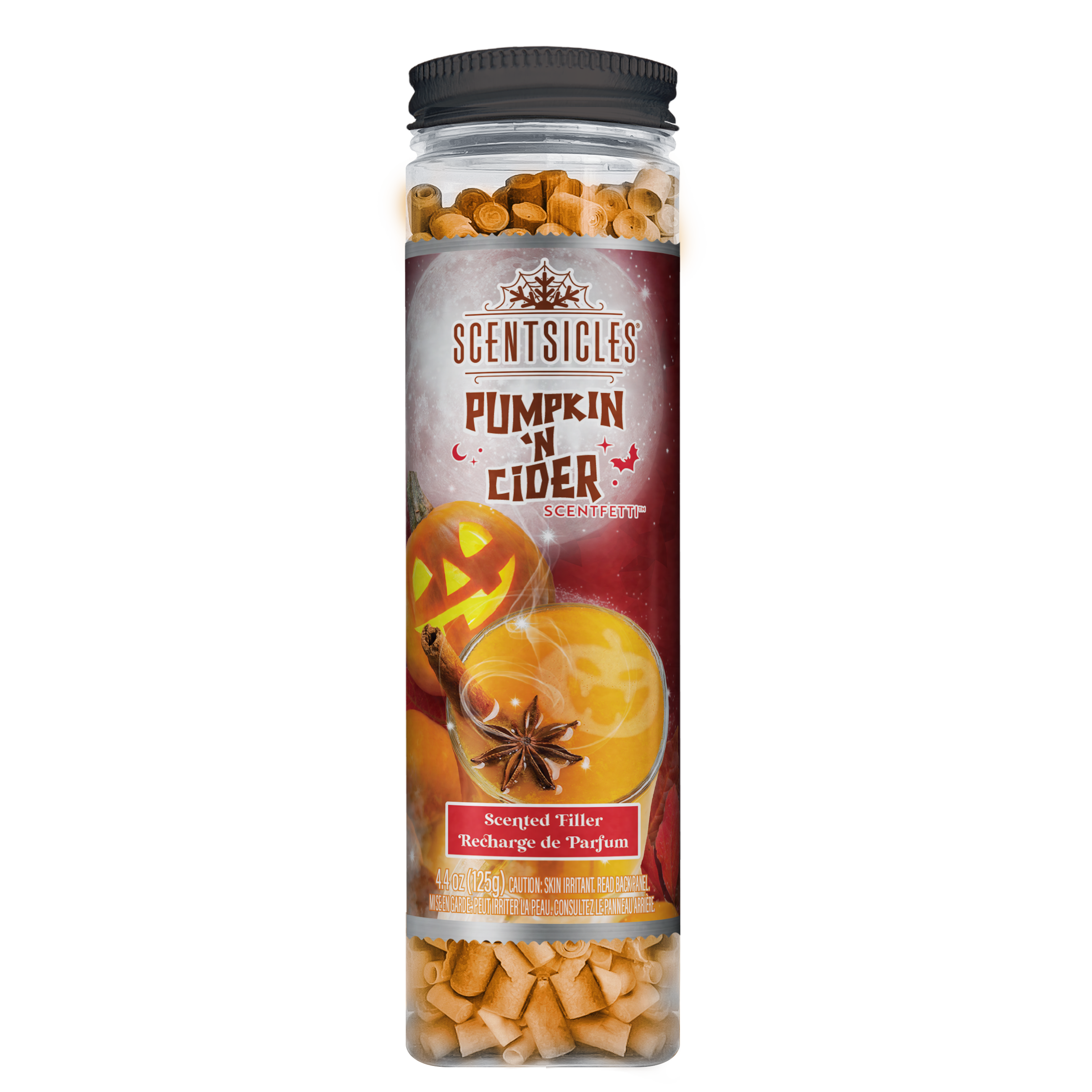 Scentsicles, Scentfetti, Pumpkin n Cider, 125g Bottle