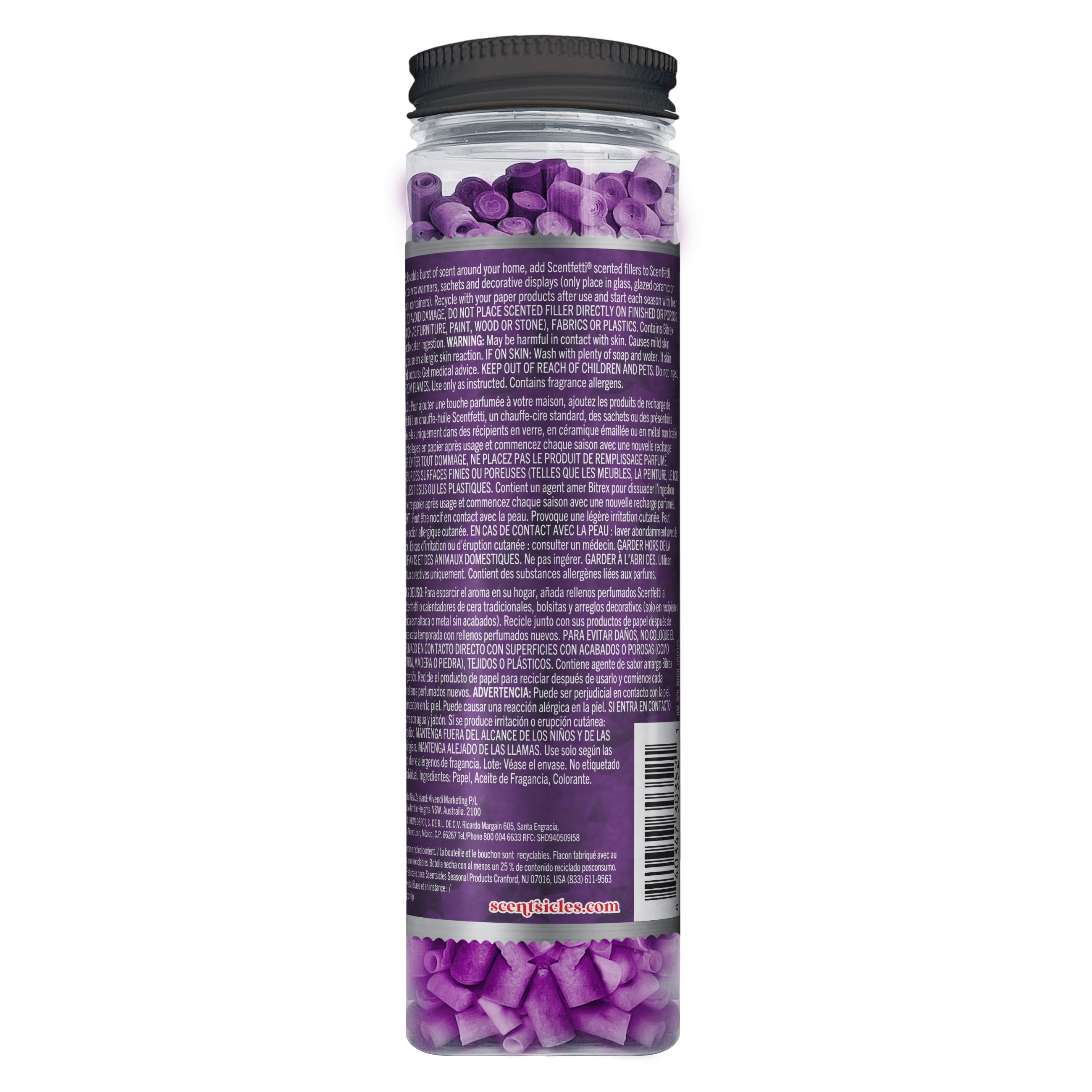 Scentsicles, Scentfetti, Witch's Berry Brew, 125g Bottle