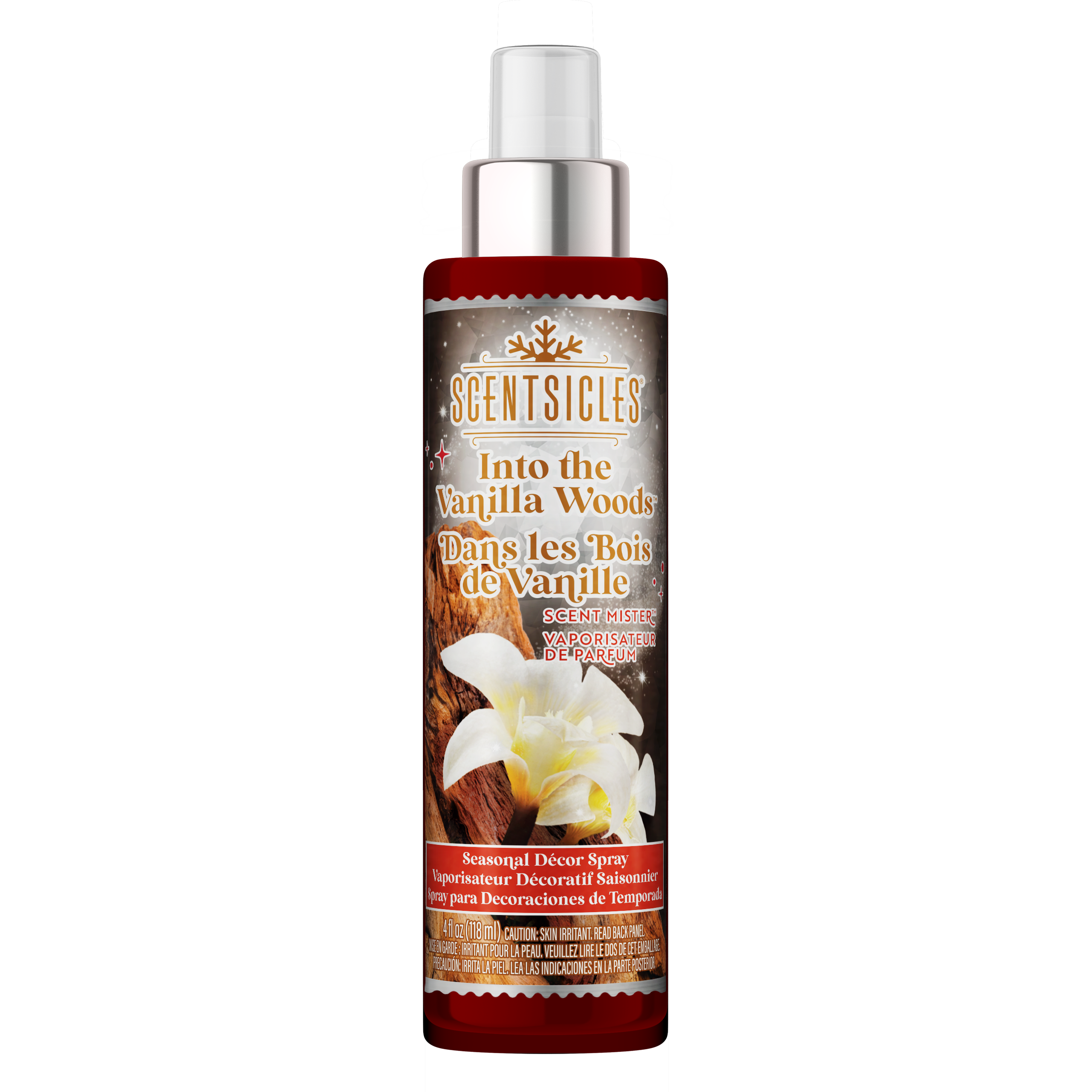 Scentsicles Scent Mister Scented Spray, Into the Vanilla Woods, 4oz