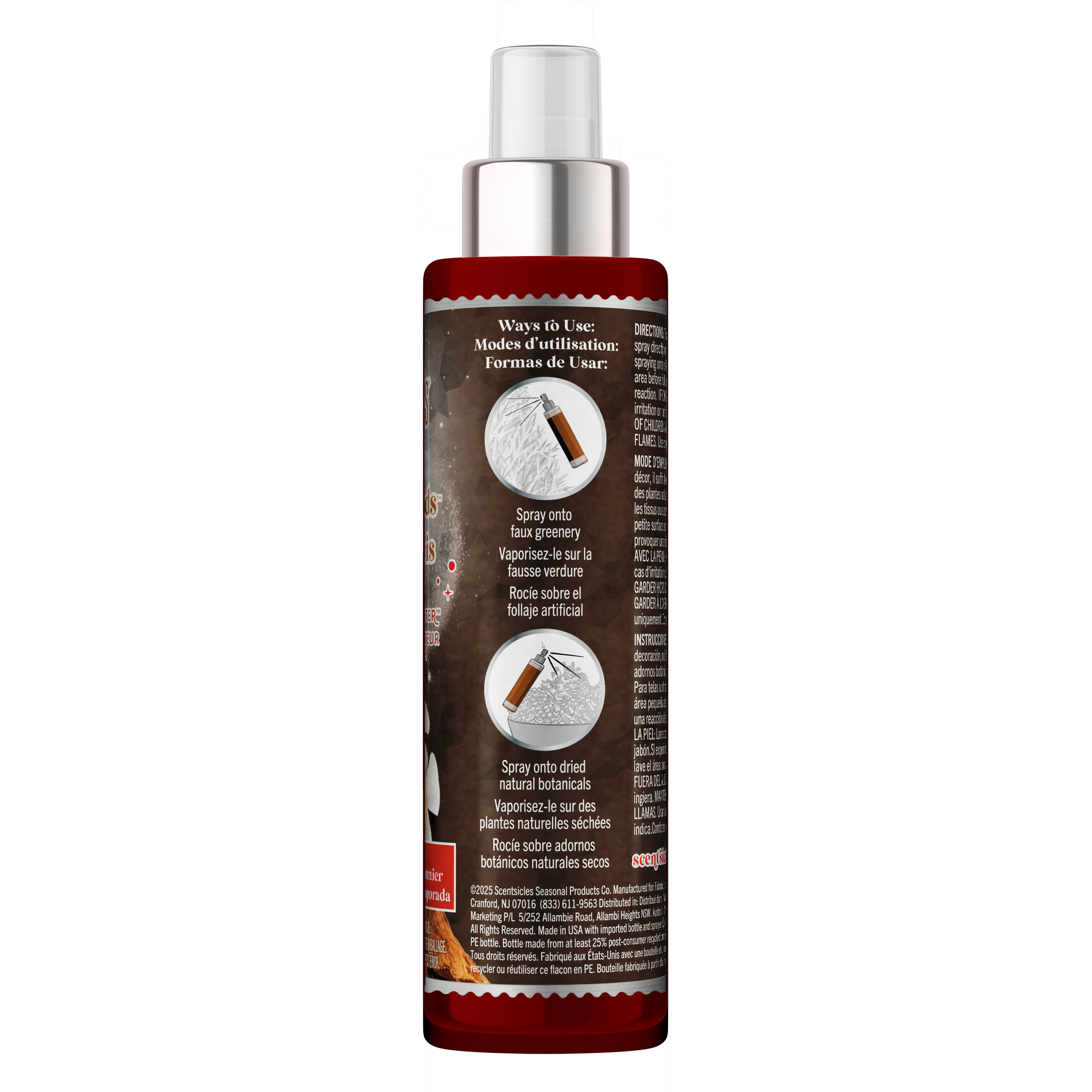 Scentsicles Scent Mister Scented Spray, Into the Vanilla Woods, 4oz
