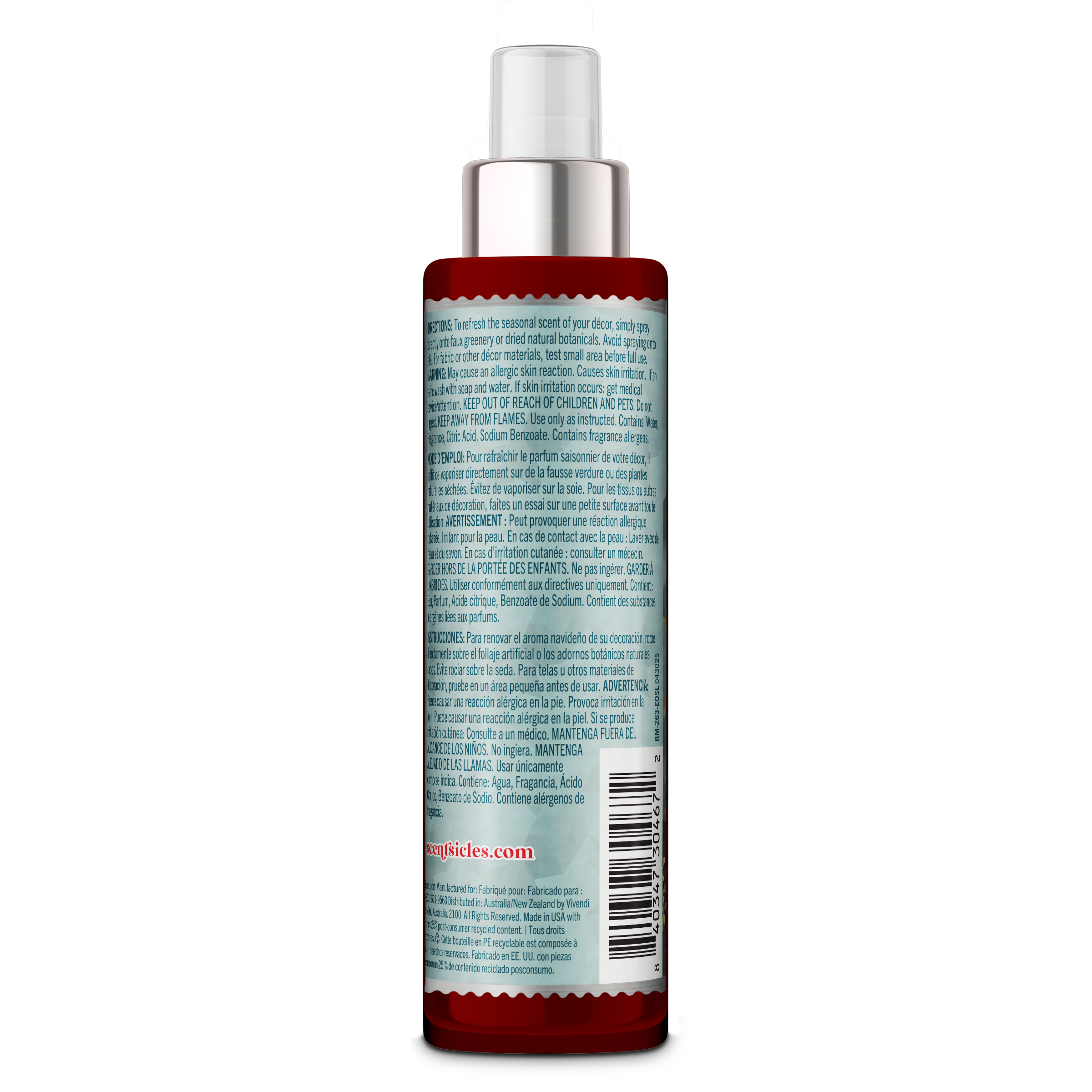 Scentsicles Scent Mister Scented Spray, Into the Eucalyptus Oasis