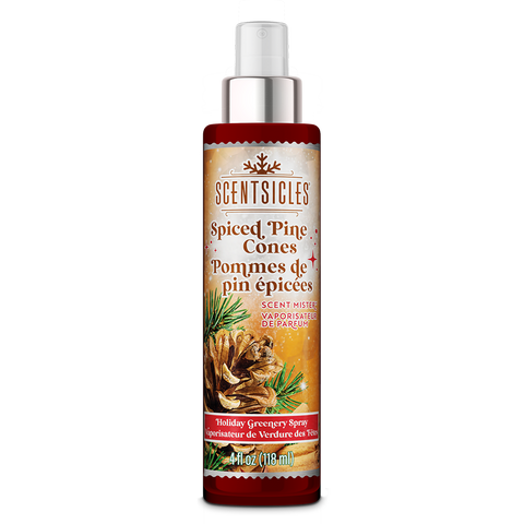 Scentsicles Scent Mister Scented Spray, Spiced Pine Cones, 4oz
